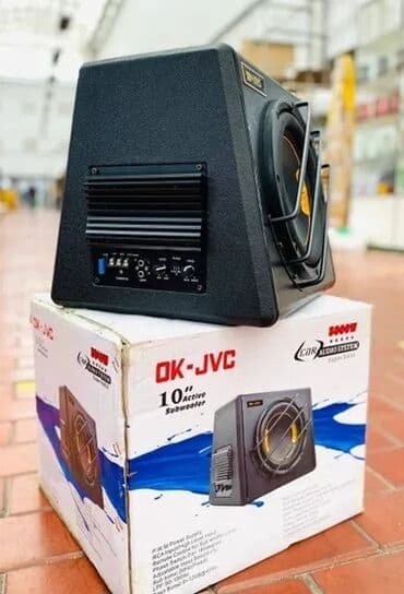 машны: Сабвуфер активный (с усилителем) мощный динамик 12" дюймов Мощность — 3