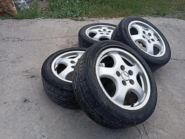 шины и диски на мерседес: Колеса в сборе 225 / 50 / R 17, Лето, Комплект, Литые, отверстий - 5 — 2