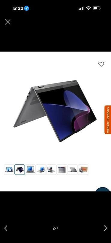 аудио: Продаю Новый Lenovo IdeaPad Flex 5 16IRU9 2‑в‑1 (сенсорный), Intel — 3