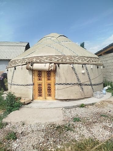 Продажа юрты, Каркас Деревянный, 80 баш, Диаметр: 6 метров