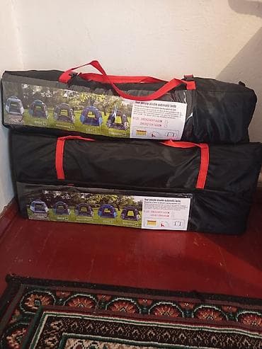 Спорт и хобби: Автоматическая палатка для 4 человек (двухслойная) - Тип — 1