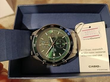 кассио: Casio Edifice (оригинал), новые. - Хронограф с точностью 1/10 сек. - — 2
