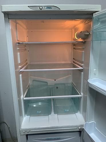 купить полки для холодильника: Холодильник Stinol, Б/у, Двухкамерный, 60 * 170 * 60 — 3