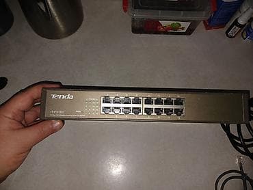 Модемдер жана тармак жабдуулары: Коммутатор TENDA TEF1016D 16-Port Desktop Switch (16UTP 100Mbps) — 1