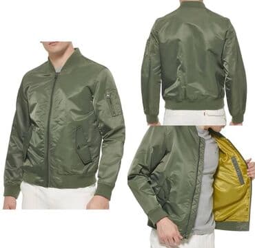 Куртки: Мужская куртка, L, XL, LeviS, Новый, цвет - Зеленый, Самовывоз — 2