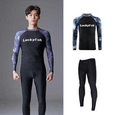 рашгарт: Рашгарт костюм для плавания и защиты кожи от солнца футболка с длинным — 6