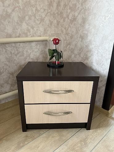 Өнөр жай химиясы: Уктоочу бөлмө гарнитуру, Эки кишилик керебет, түсү - Күрөң — 6