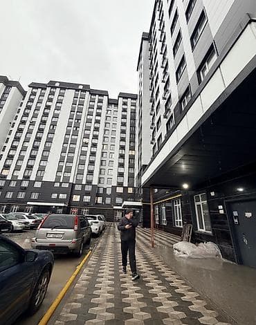 14: 2 комнаты, 62 м², Кок-Жар мкр Элитка, 7 этаж, ПСО (под самоотделку) — 1