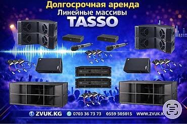усилители: Долгосрочная аренда: линейные массивы TASSO Профессиональный комплект — 1