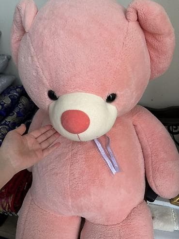 надувной панда: Большой плюшевый мишка розового цвета. Уступлю реальным покупателям🤝 - — 1
