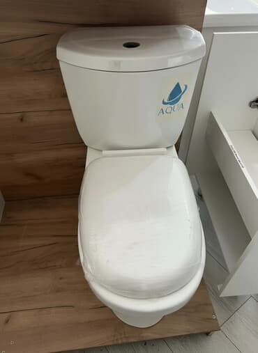 Унитаз Напольный, Материал: Фаянс