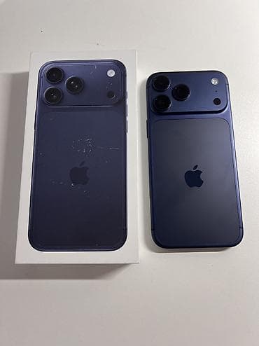 IPhone 17 Pro Max, Жаңы, 256 ГБ, Көк, Куту, 100 %
