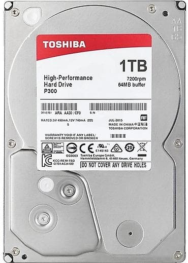 ssd диски от 2 до 4 тб: Накопитель, Toshiba, HDD, 1 ТБ, 3.5", Для ПК — 1