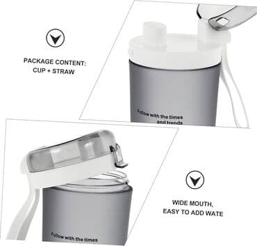 бутылка для воды с принтом: Спортивная бутылка для воды изготовлена ​​из материала премиум-класса — 5