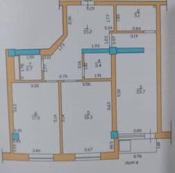 продается квартира кудайберген: 2 комнаты, 85 м², Элитка, 6 этаж, Евроремонт — 7