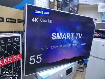 television: Телик Телевизоры Samsung Android 13 с голосовым управлением, 55 — 6