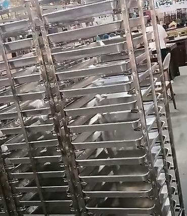 xprinter бишкек: Пекарский стеллаж на колесах - Материал: нержавеющая сталь (каркас и — 4