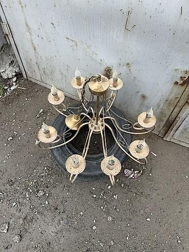 Дом и сад: Подвесная люстра классического стиля на цепи. Особенности: - Формат — 2