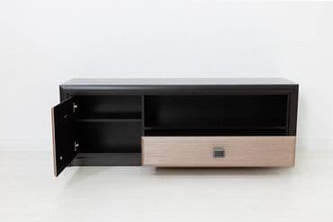 телевизор подставку: Коен - МДФ, Тумба RTV1D1S, Венге магия/Штрокс темный, БРВ Брест — 2