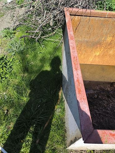 черновой потолок: Металлическая емкость/ванна квадратной формы для дачи, погреба, купели — 1