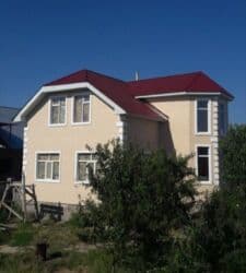 Металлочерепица: Б/У профнастил и конёк с этого дома, толщина 4мм (Россия) 140кв метр — 1