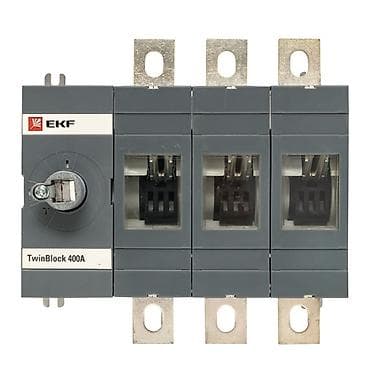 Рубильник-разъединитель EKF TwinBlock 400A, 3P Назначение: -