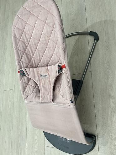 chicco echo: Детский шезлонг, Б/у, Качалка, Железо, цвет - Розовый — 3