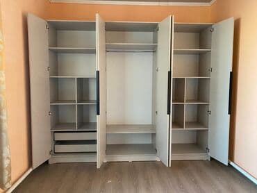 шкаф для одежды в рассрочку: 6х дверный шкаф!!! Рассрочка через М+ Высота 2.20 Ширина 2.40 Глубина — 3