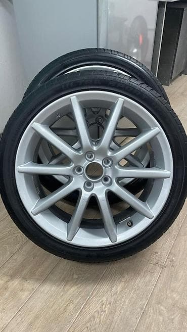 e320 w124: Колеса в сборе 225 / 40 / R 18, Лето, Б/у, Комплект, Легковые, Литые, отверстий - 5 — 1