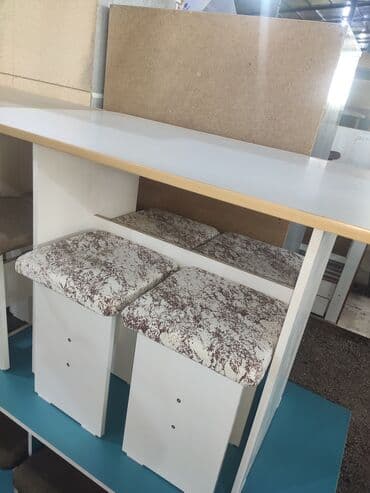 кухонный стол ош: Столы новые кухонные Новые столы со стулчиками на кухню из российского — 4