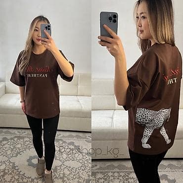 женские футболки с длинным рукавом: Футболка, Хлопок, Стандарт — 4