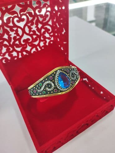 красная нить с золотом 585: +Бесплатная доставка по всему Кыргызстану Серебряный Билерик с — 1