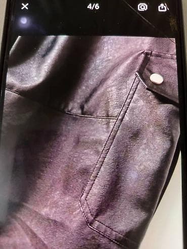 мужские безрукавка: Мужской жилет без рукавов из эко-кожи. - Материал: гладкая — 5