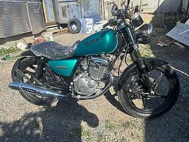 mazda 323 2003: Классический мотоцикл Suzuki, 125 куб. см, Бензин, Взрослый — 4