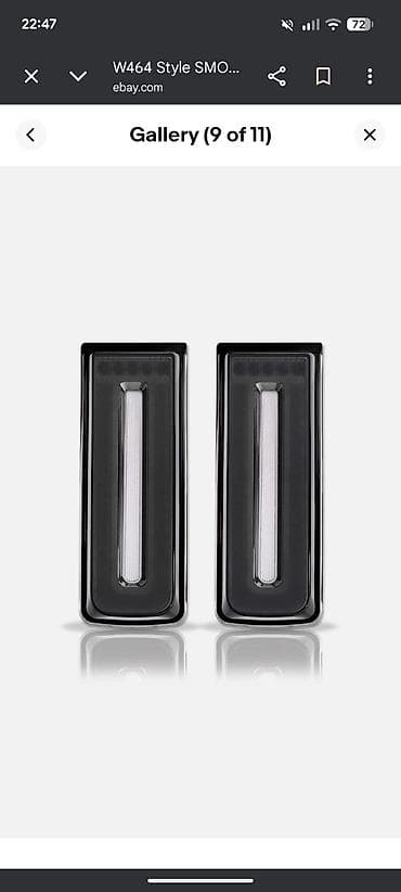 света лента: Гелендваген Комплект задних светодиодных фонарей в стиле W463 g-class — 1