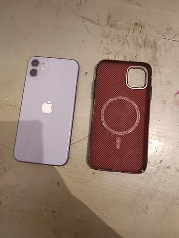 iphone 3g: IPhone 11, Б/у, 128 ГБ, Deep Purple, Защитное стекло, Чехол, 83 % — 9