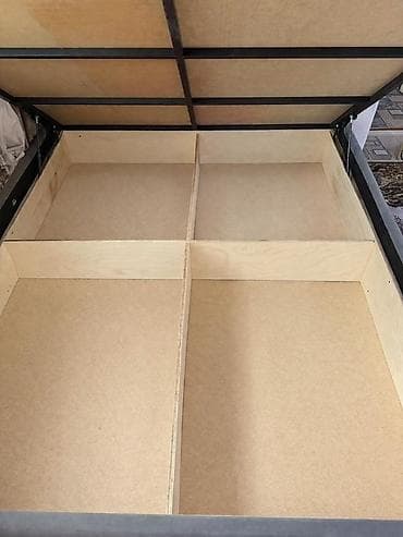 крп: Двуспальная кровать с высоким мягким изголовьем и подъемным — 2