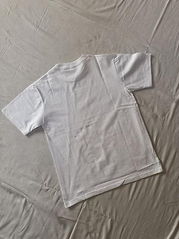 lining flex: Базовая белая футболка - Классический прямой крой с коротким рукавом — 2