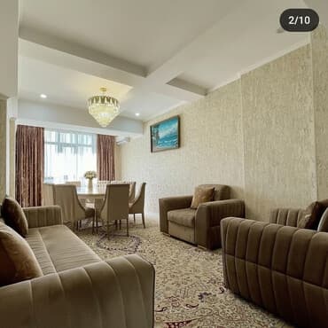 4 бөлмө, 120 м², Элитка, 10 кабат, Дизайнердик ремонт