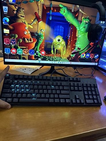Стол компьютерлери жана комлектөөчүлөр: Игровой ПК с периферией и подсветкой Комплектация и характеристики: - — 7
