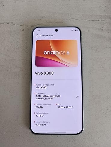 виво x200: Vivo X300, Б/у, 256 ГБ, цвет - Голубой, 2 SIM, eSIM — 5