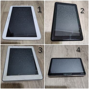 скупка бу планшетов: Планшет, Samsung, память 16 ГБ, 9" - 10", 3G, Б/у, Классический цвет - Белый — 1