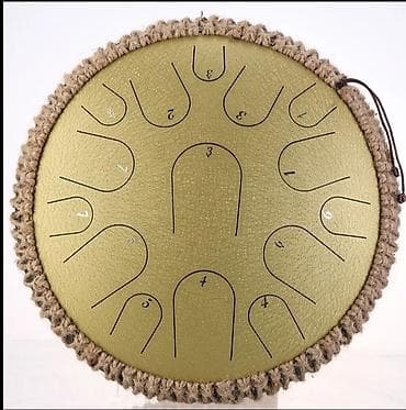 Барабаны: Глюкофон (или «tank drum») – это лепестковый барабан, благодаря — 1