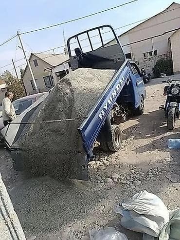 Доставка щебня, угля, песка, чернозема, отсев