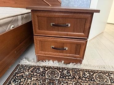 мебел кровать: Двуспальная кровать, С матрасом, длина - 200 см — 2