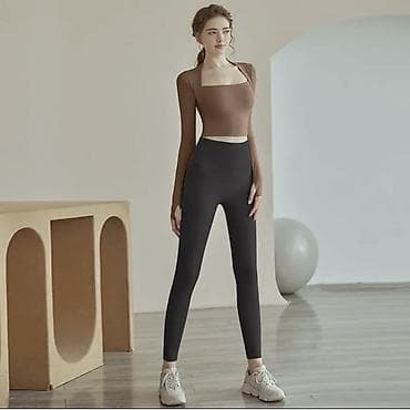 женские костюмы для фитнеса: Спортивный костюм, Топ, Китай, XS, S, M — 5