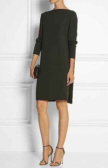 Мужская обувь: Вечернее платье, Классическое, Короткая модель, Креп, С рукавами, Открытая спина, M — 1