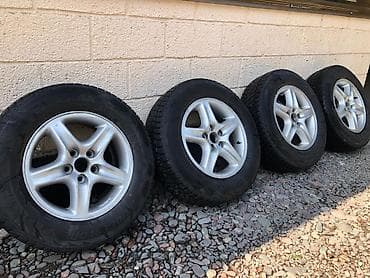 шина зима 215 60 16: Колеса в сборе 215 / 70 / R 16, Зима, Б/у, Комплект, Легковые, Литые, отверстий - 5 — 2