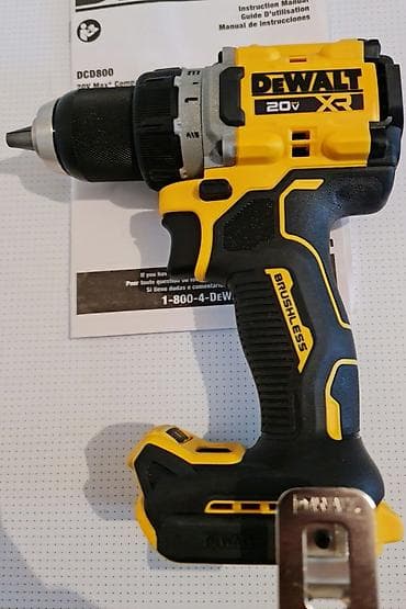 Дрели: Дрель DeWALT DCD800 новый флагман 18.0 В Бесщёточная — 1