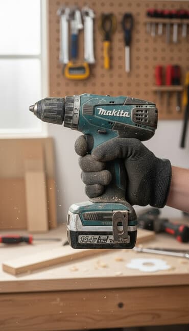 Генераторы: (ОРИГИНАЛ )Аккумуляторная дрель‑шуруповёрт Makita DF347D - Питание — 1